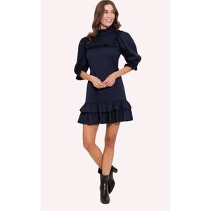 Alden Adair Murphy Tartan Plaid Puff Sleeve‎ Dress | Small | NWT
